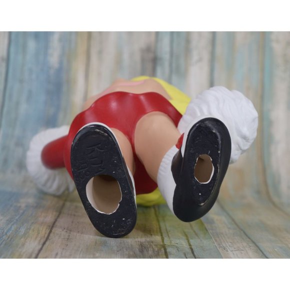 Atlantic Mold RARE Blonde Red Cheerleader Figurine Vintage 70's Ceramic Mold KIM - Picture 10 of 11
